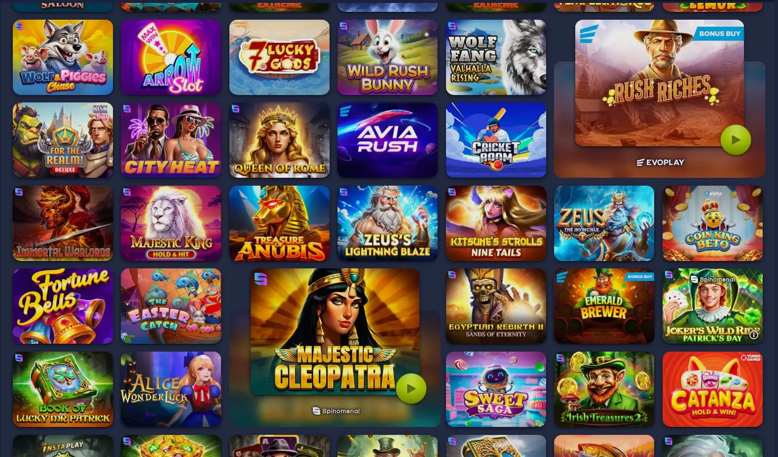 Schermata di accesso Fatbet casino da dispositivo mobile
